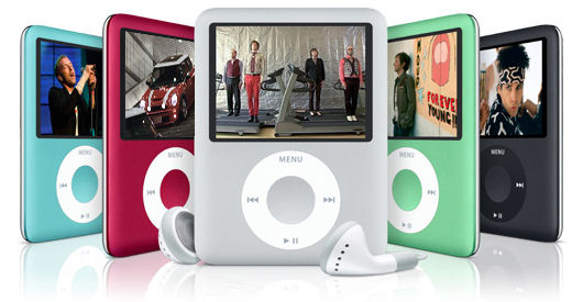 The new look iPod Nano from Apple