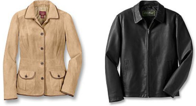 Eddie Bauer Leather Outerwear Sale
