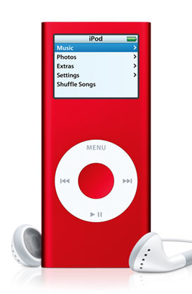 (PRODUCT) RED Apple iPod Nano