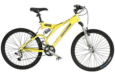 Yellow Mongoose Bike at The Sports Authority